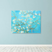 Vincent van Gogh - Amandelbloesem Canvas Afdruk (Insitu (Houten vloer))