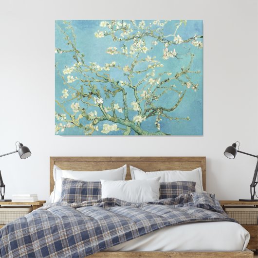 Vincent van Gogh - Amandelbloesem Canvas Afdruk (Insitu (Slaapkamer))