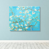 Vincent van Gogh - Amandelbloesem Canvas Afdruk (Insitu (Houten vloer))