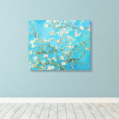 Vincent van Gogh - Amandelbloesem Canvas Afdruk (Insitu (Houten vloer))