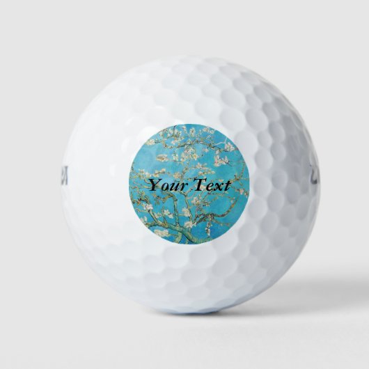 Vincent van Gogh - Amandelbloesem Golfballen (Voorkant)