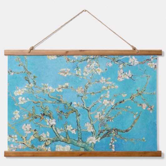 Vincent van Gogh - Amandelbloesem Hangend Wandkleed (Voorkant)