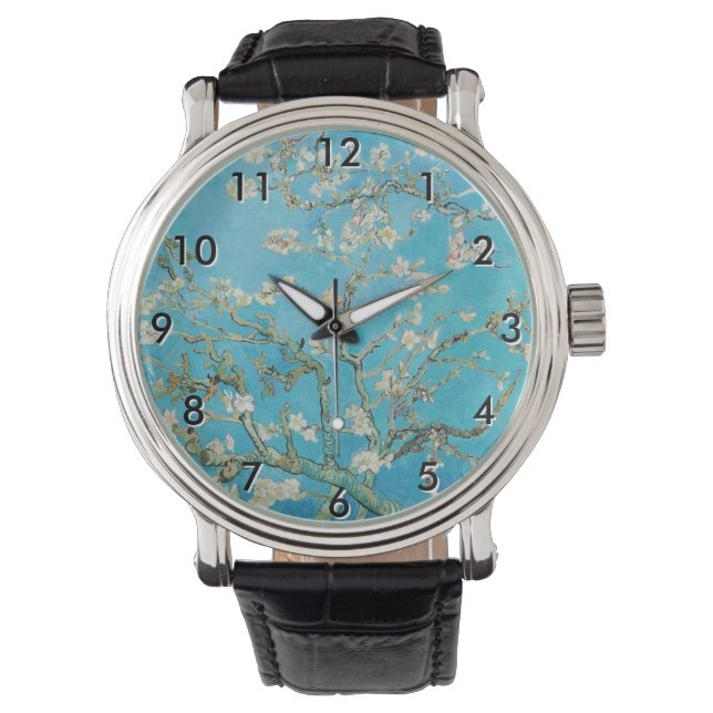 Vincent van Gogh - Amandelbloesem Horloge (Voorkant)