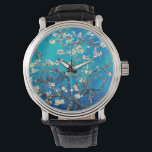 Vincent Van Gogh Amandelbloesem Kijkturquoise Horloge<br><div class="desc">Turquoise Amandelbloesem Cadeaus voor Huwelijksfeest,  Baby Shower of Lente Feest:</div>