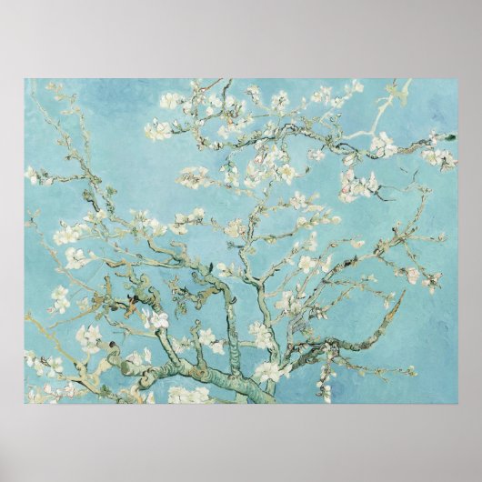 Vincent Van Gogh Amandelbloesem Kunstdruk  Poster (Voorkant)
