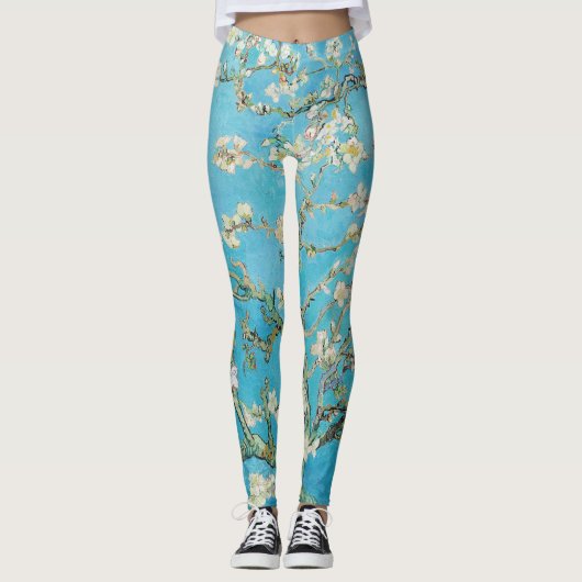 Vincent van Gogh - Amandelbloesem Leggings (Voorkant)