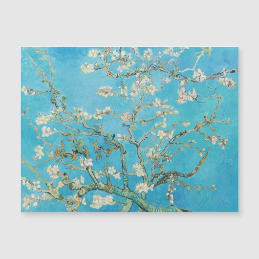 Vincent van Gogh - Amandelbloesem Magnetische Kaar (Voorkant)