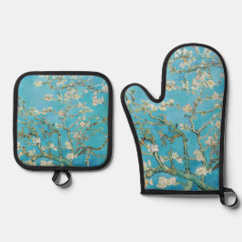 Vincent van Gogh - Amandelbloesem Ovenwant & Pannenlap Set