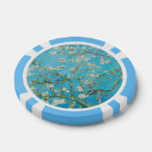 Vincent van Gogh - Amandelbloesem Poker Chips (Enkel)