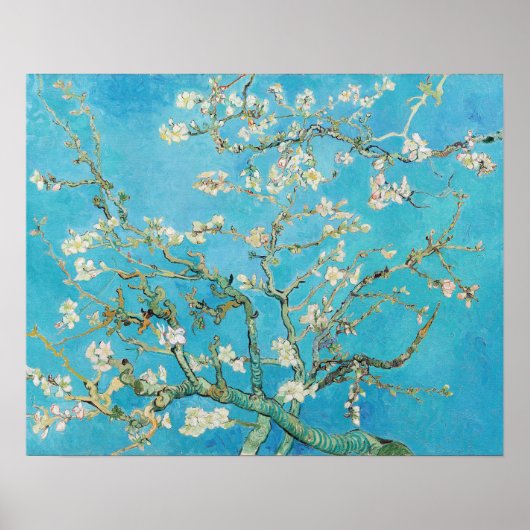 Vincent van Gogh - Amandelbloesem Poster (Voorkant)