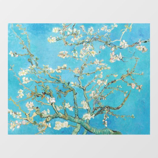 Vincent van Gogh - Amandelbloesem Raamsticker (Vel)