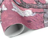 Vincent Van Gogh Amandelbloesem Roze Perzik Cadeaupapier (Rol Hoek)