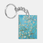 Vincent van Gogh - Amandelbloesem Sleutelhanger (Voorkant Links)