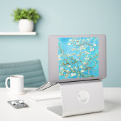 Vincent van Gogh - Amandelbloesem Sticker (Laptop op bureau)