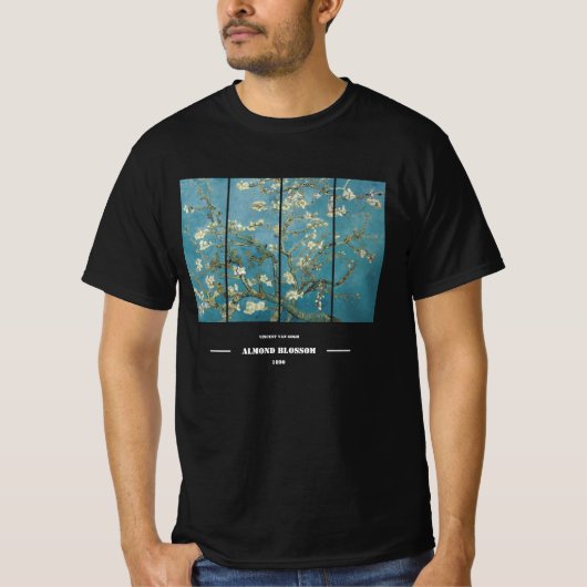 Vincent Van Gogh Amandelbloesem T-Shirt (Voorkant)