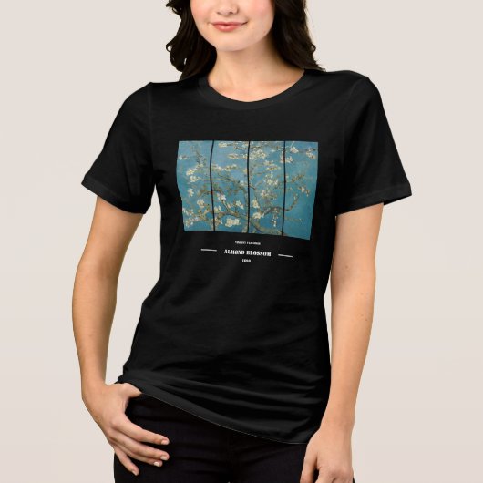 Vincent Van Gogh Amandelbloesem T-Shirt (Voorkant)