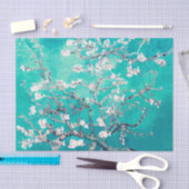 Vincent Van Gogh Amandelbloesem Turquoise Tissuepapier (Craft)