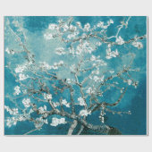 Vincent Van Gogh Amandelbloesem Zachte Teal Cadeaupapier (Vlak)