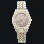 Vincent Van Gogh Amandelbloesems Beige horloge<br><div class="desc">Vier uw speciale gelegenheden met de betoverende schoonheid van onze zachte beige amandelbloesems. Onze geschenken zijn de perfecte tekenen van waardering voor uw bruiloftsfeest, baby shower of voorjaarsfeestgasten. Elk geschenk toont het iconische kunstwerk tegen een elegante beige achtergrond, waardoor ze een heerlijke herinnering zijn aan de schoonheid van de lente...</div>