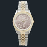 Vincent Van Gogh Amandelbloesems Beige horloge<br><div class="desc">Vier uw speciale gelegenheden met de betoverende schoonheid van onze zachte beige amandelbloesems. Onze geschenken zijn de perfecte tekenen van waardering voor uw bruiloftsfeest, baby shower of voorjaarsfeestgasten. Elk geschenk toont het iconische kunstwerk tegen een elegante beige achtergrond, waardoor ze een heerlijke herinnering zijn aan de schoonheid van de lente...</div>