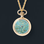 Vincent Van Gogh Amandelbloesems horloge<br><div class="desc">Vier de essentie van tijdloze elegantie met ons Amandelbloesems Ketting, geïnspireerd door Vincent Van Gogh’s iconische kunstwerk. De zachte blauwgroen achtergrond versterkt de delicate bloei prachtig en creëert een prachtig en verfijnd sieraad voor kunstliefhebbers en mensen met een passie voor schoonheid. Omarm de schoonheid van Van Goghs Amandelbloesems zelfs in...</div>