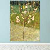 Vincent van Gogh - Amandelboom in bloei Canvas Afdruk (Insitu (Houten vloer))