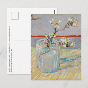 Vincent van Gogh - Amandeltak in een Glas Briefkaart