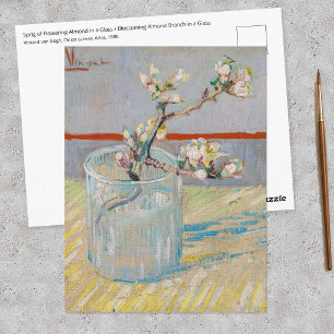 Vincent van Gogh - Amandeltak in een Glas Briefkaart