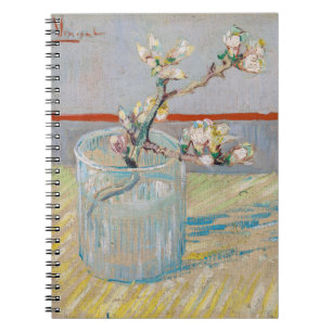 Vincent van Gogh - Amandeltak in een Glas Notitieboek