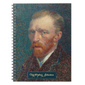 Vincent Van Gogh Antieke Kunst Aangepast Gouden Mo Notitieboek (Voorkant)