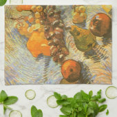 Vincent van Gogh - Appels, peren, citroenen, druiv Theedoek (Gevouwen)