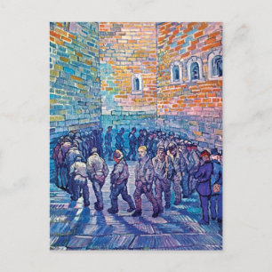 Vincent Van Gogh - Arrestanten maken een rondgang Briefkaart