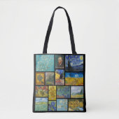 Vincent van Gogh Art Gallery Collage All Over Prin Tote Bag (Voorkant)