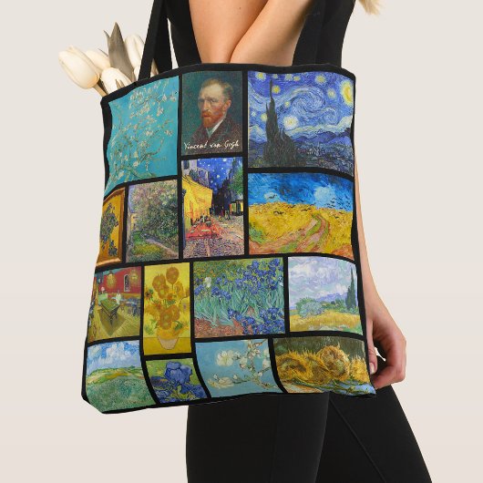 Vincent van Gogh Art Gallery Collage All Over Prin Tote Bag