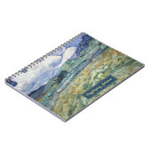 Vincent Van Gogh Art Monogrammed Landscape Notitieboek (Linkerzijde)
