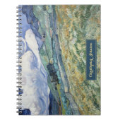 Vincent Van Gogh  Art Monogrammed Landscape Notitieboek (Voorkant)