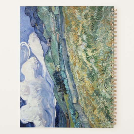Vincent Van Gogh  Art Monogrammed Landscape Planner (Achterkant)