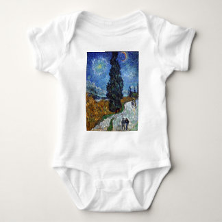 Vincent Van Gogh Art Print Country Road Provence Romper