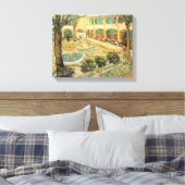 Vincent van Gogh | Asieltuin in Arles Canvas Afdruk (Insitu (Slaapkamer))