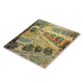 Vincent van Gogh | Asieltuin in Arles Tegeltje (Zijkant)