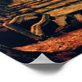 Vincent van Gogh - avenue of Poplars in het najaar Poster (Hoek)