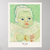 Vincent van Gogh Baby Marcelle Roulin Kunstdruk Poster (Voorkant)