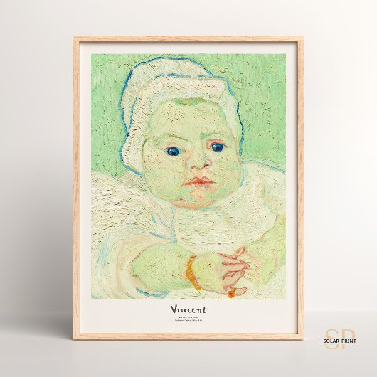 Vincent van Gogh Baby Marcelle Roulin Kunstdruk Poster