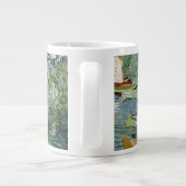 Vincent van Gogh - Bank of the Oise bij Auvers Grote Koffiekop (Achterkant)