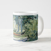 Vincent van Gogh - Bank of the Oise bij Auvers Grote Koffiekop (Voorkant rechts)