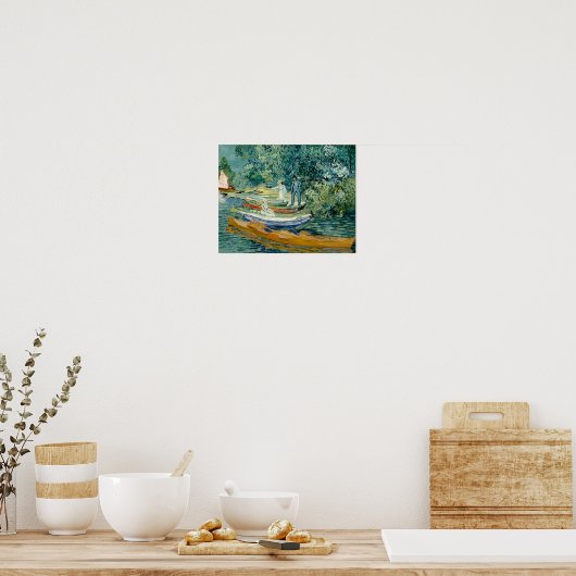 Vincent van Gogh Bank of the Oise in Auvers Poster (Keuken)