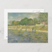 Vincent van Gogh - Bank of the Seine Briefkaart (Voorkant / Achterkant)