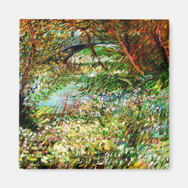 Vincent Van Gogh - Banken van de Seine in de lente Magneet