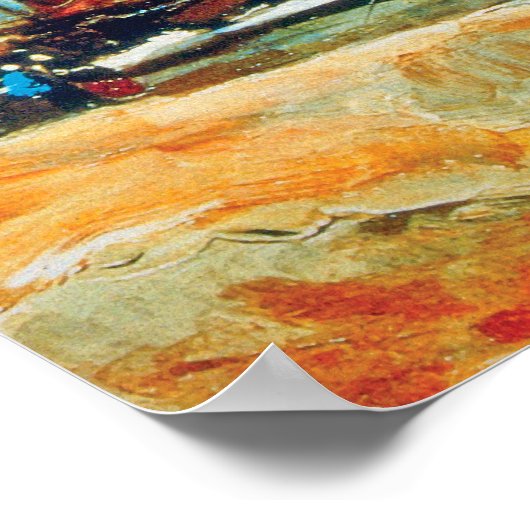 Vincent Van Gogh - Beach in Scheveningen Fine Art Poster (Hoek)