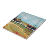 Vincent Van Gogh - Beach in Scheveningen Fine Art Tegeltje (Zijkant)